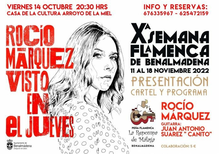 Cartel de la presentación de la X Semana Flamenca
