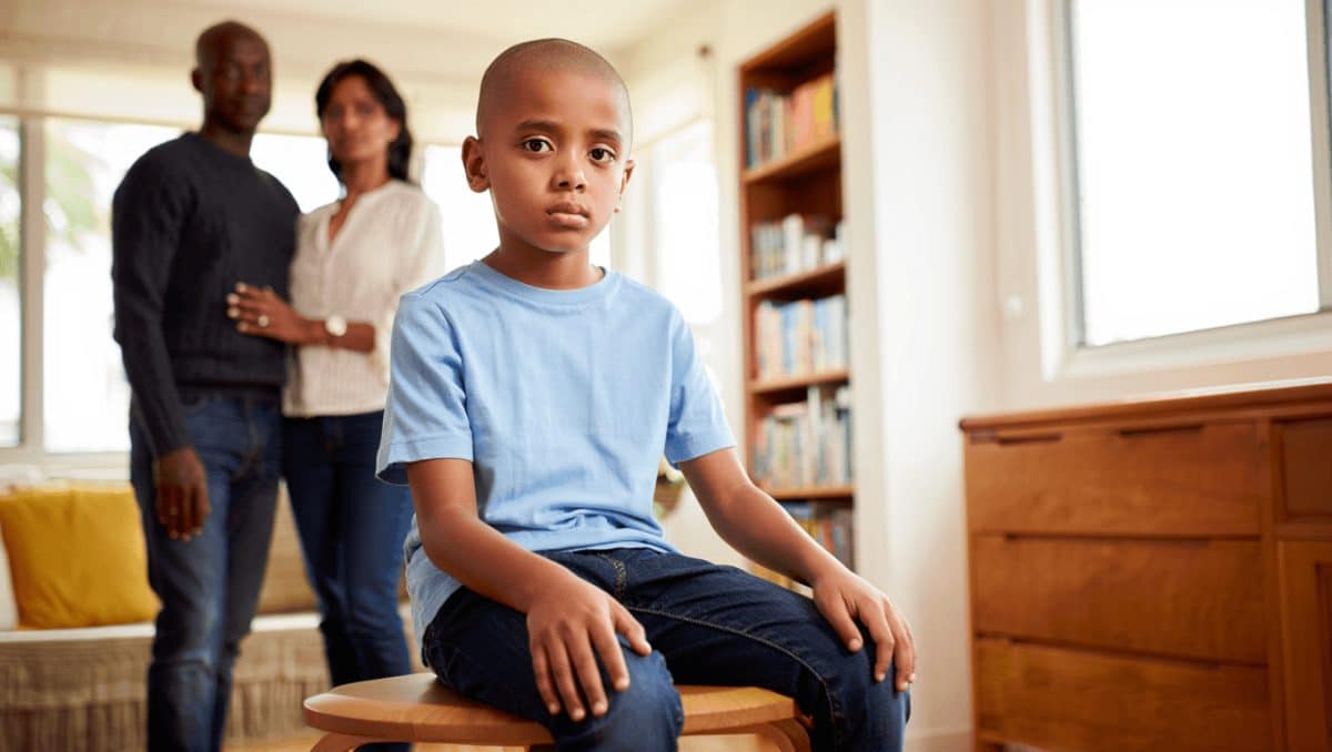 Nicolás con sus padres Damián y Julieta. / D.MACÍAS