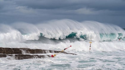 Alerta amarilla por fenómenos costeros en la Costa del Sol con olas de hasta tres metros - temporal 5