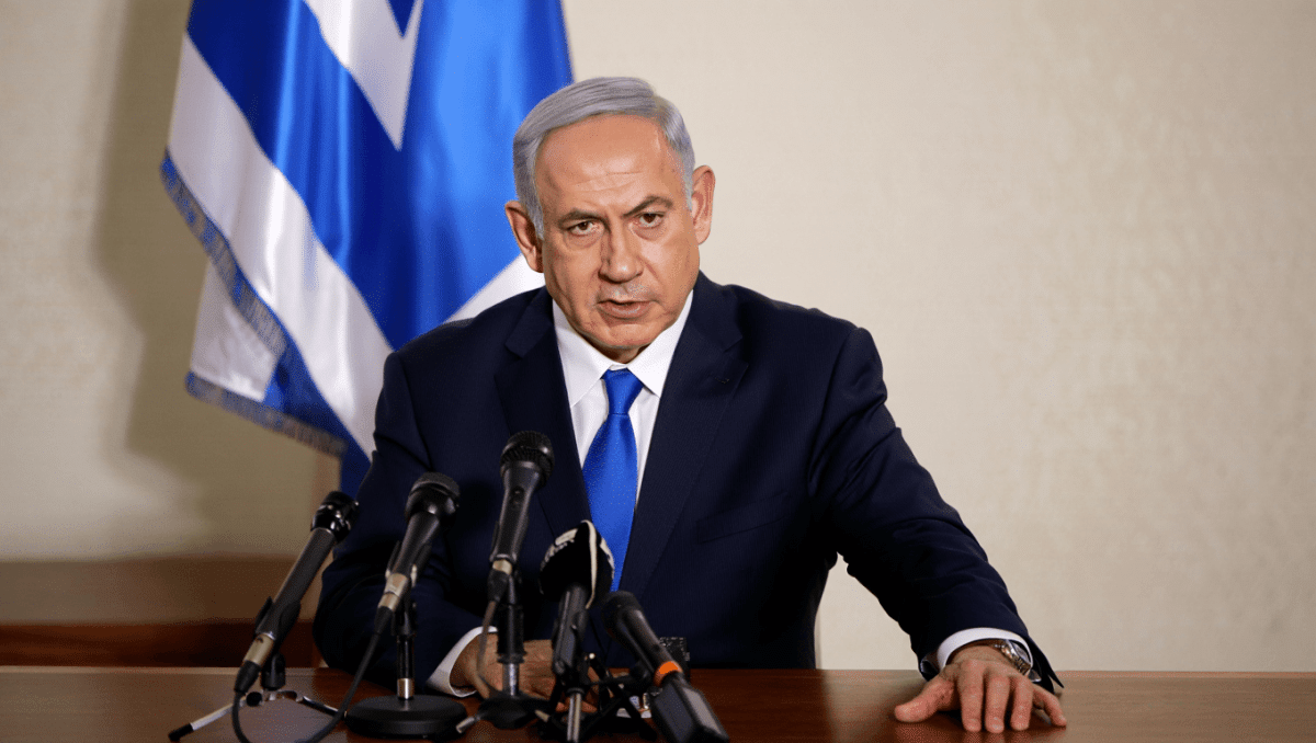 Netanyahu se pasa al inglés para dirigirse a la prensa internacional y suelta la frase más buscada: "Lo primero es que estoy vivo"