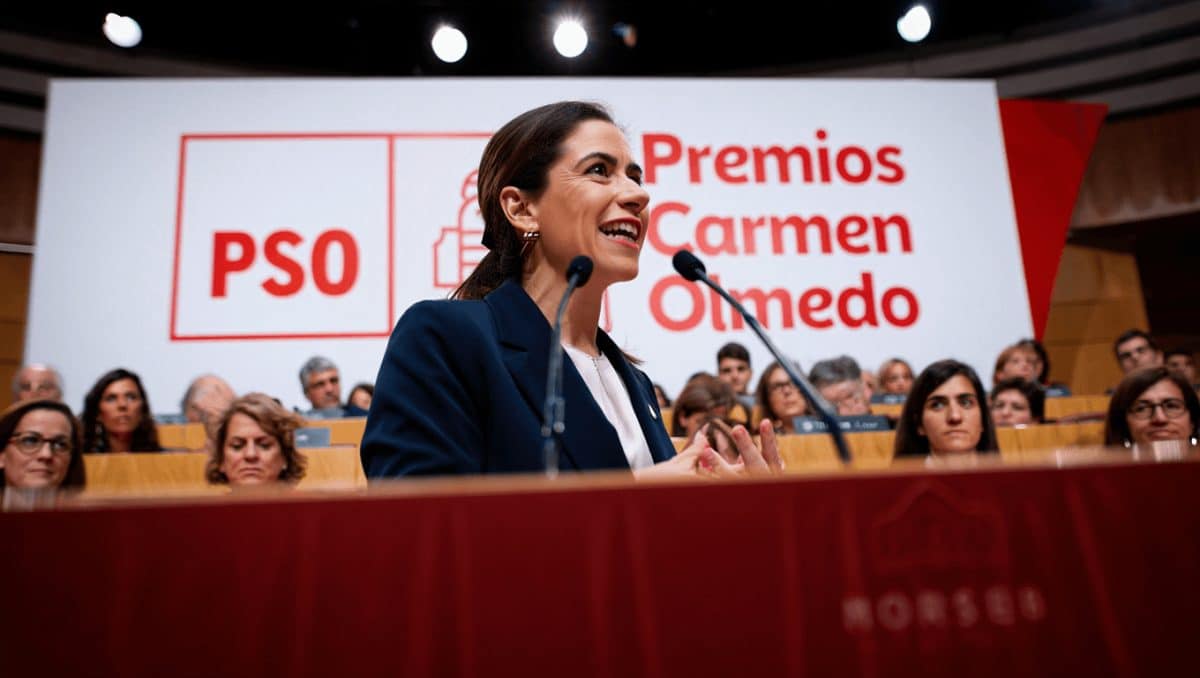 Foto de familia de los IX Premios Carmen Olmedo