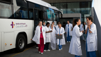 El autobús de trabajadores del Hospital Costa del Sol, en riesgo inminente de desaparición - hospital costasol