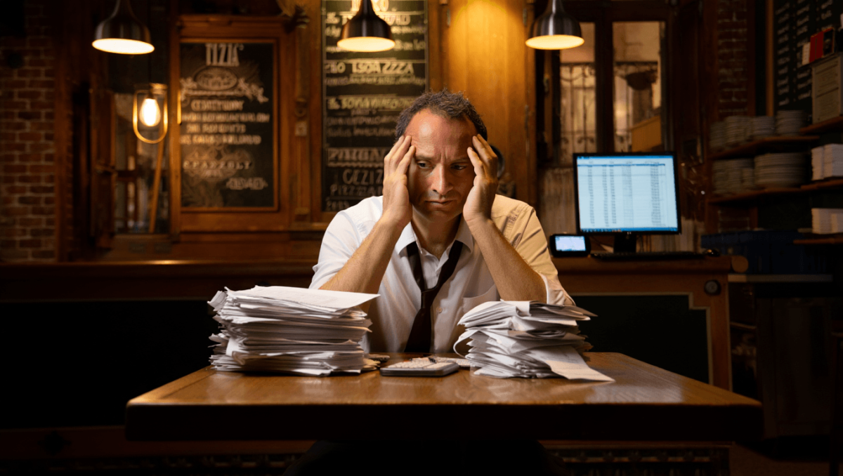 Un jefe de sala de 45 años, investigado en Italia por la desaparición de 45.287,63 euros en una pizzería: la Fiscalía le atribuye haber borrado 2.789 pedidos del sistema