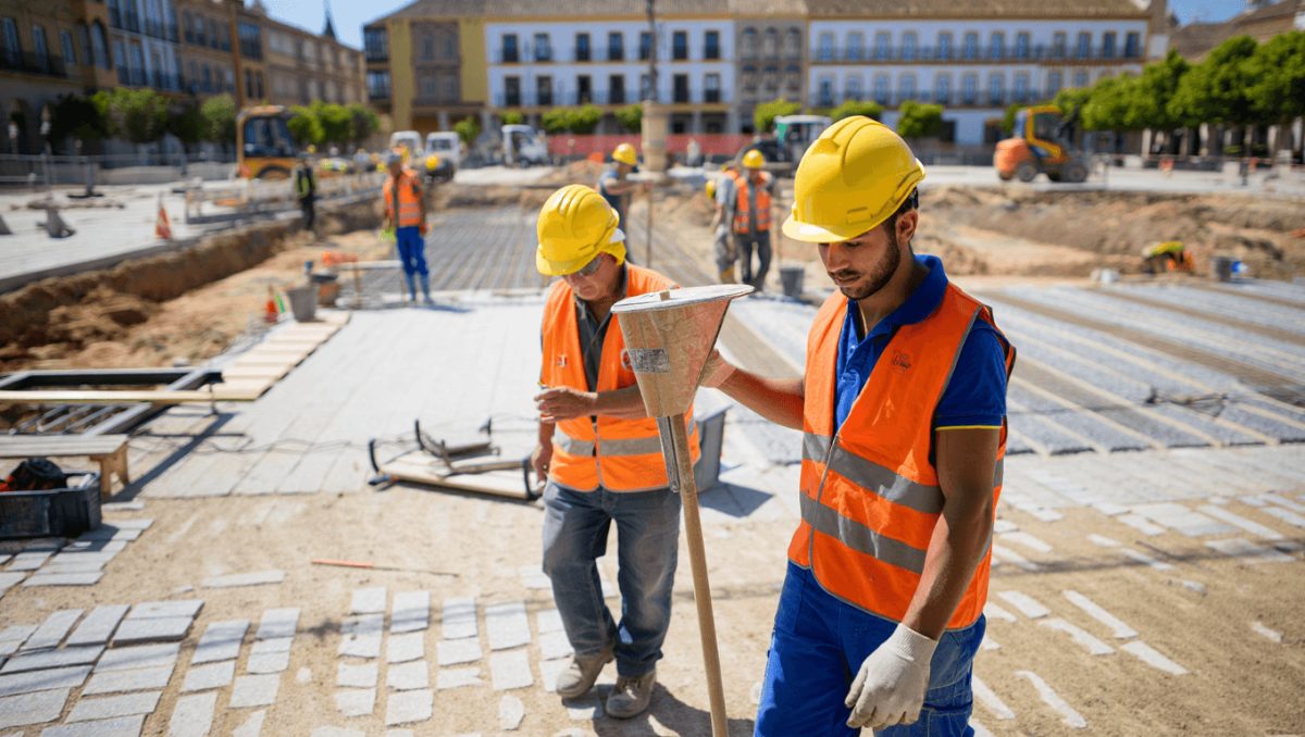 El Ayuntamiento inicia las obras de ajardinamiento de la plaza Matías Prats y renovará la solería