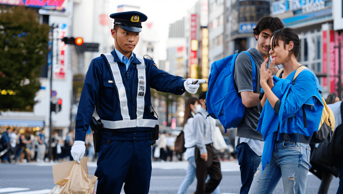 "Si tiras basura, pierdes dinero": el lema con el que uno de los barrios más conocidos de Tokio multa a los turistas que ensucian sus calles