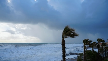Rachas de viento en Benalmádena.